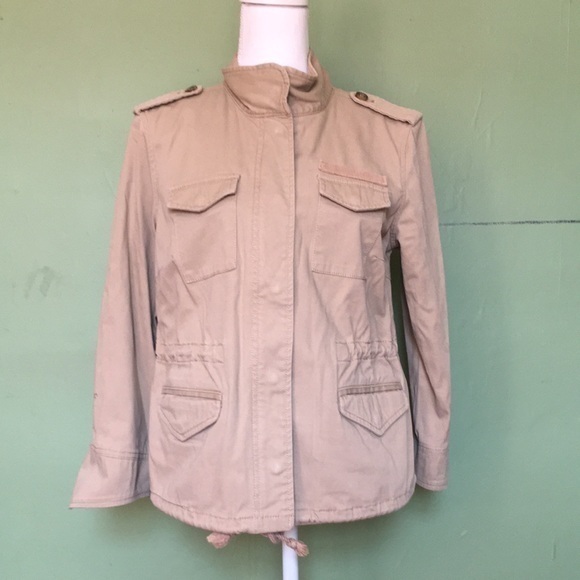 Izod Jackets & Blazers - IZOD khaki utility jacket